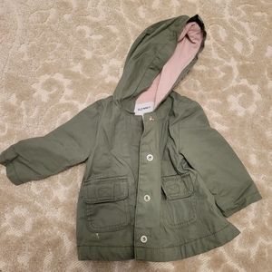 EUC Old Navy Baby Girl Utility Jacket